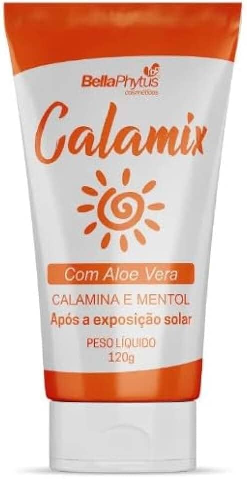 Calamix Loção Pós-Sol com Aloe Vera, BellaPhytus, 120ml