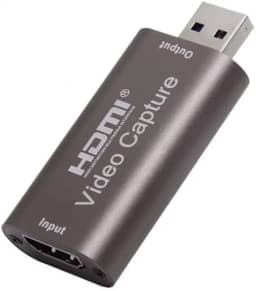 Placa de Captura HDMI USB 3.0, Entrada 4K, Captura 1080p 60fps, para Live Stream e Gravação