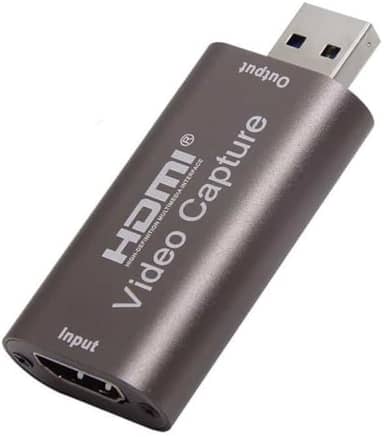 Placa de Captura HDMI USB 3.0, Entrada 4K, Captura 1080p 60fps, para Live Stream e Gravação