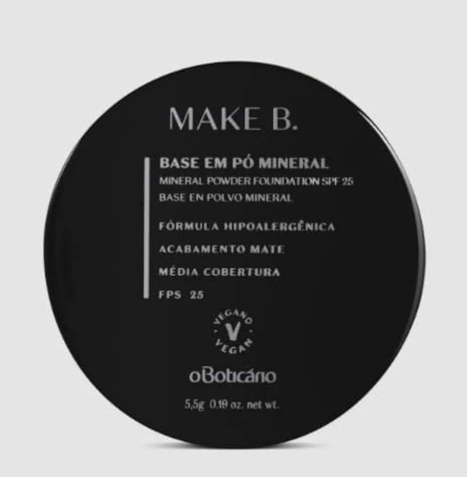 O Boticário - Base em Pó Mineral Cor 20 Make B. 5,5g