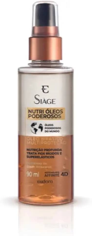 Óleo Bifásico Capilar Siàge Nutri Óleos Poderosos 90ml