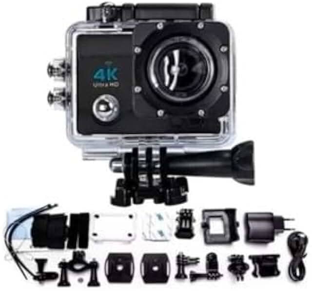Câmera Go Cam Ultra 4K Sport – Full HD – À Prova D’Água – Wi-Fi – Lente 170° – Ação e Aventura