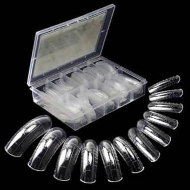 Caixa com 120 Moldes F1 Mandorla para Unhas – Alongamento Gel e Acrílico Profissional