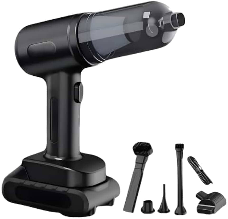 Mini Aspirador Pó Portátil Soprador Recarregável Usb Bateria Sem Fio