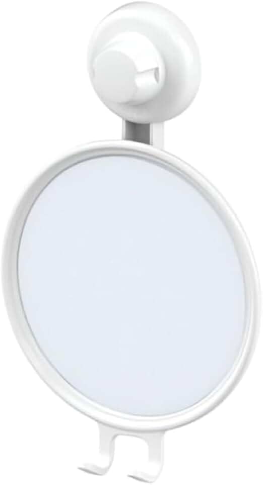 Future Espelho Antiembacante Natural com Ventosa, Branco