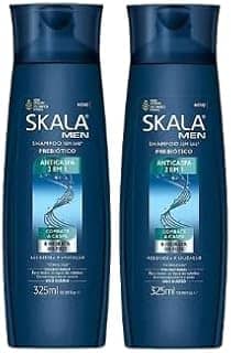 Kit Shampoo Skala Men 325Ml Anticaspa 2 Em1 (02 unidades)