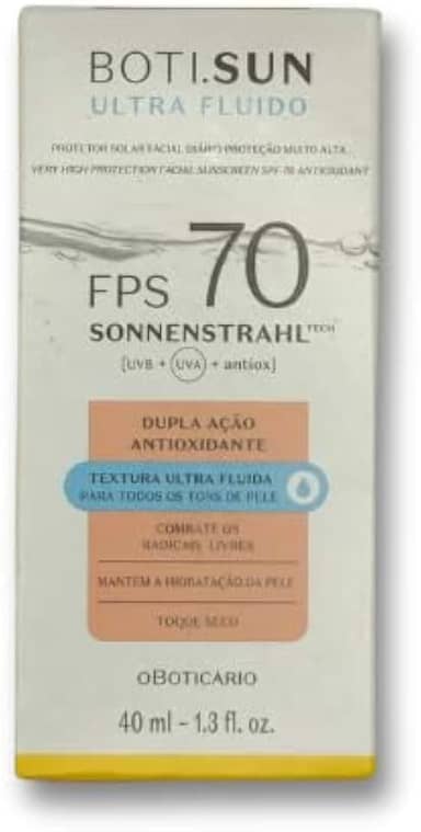 O Boticário, O BOTICARIO BOTI.SUN PROTETOR FACIAL ANTIOXIDANTE FPS70 40ml