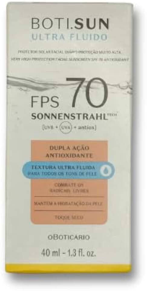 O Boticário, O BOTICARIO BOTI.SUN PROTETOR FACIAL ANTIOXIDANTE FPS70 40ml