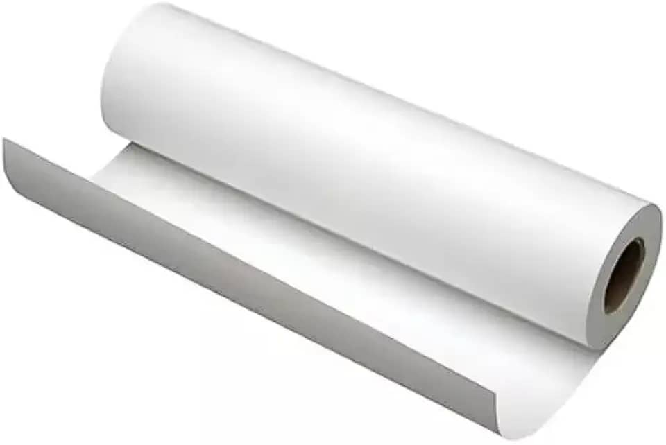 Papel Manteiga em Rolo, 30 cm x 50 Metros, para Forno e Air Fryer, Branco