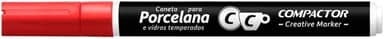 Marcador Creative Porcelana Compactor Avulso VERMELHO