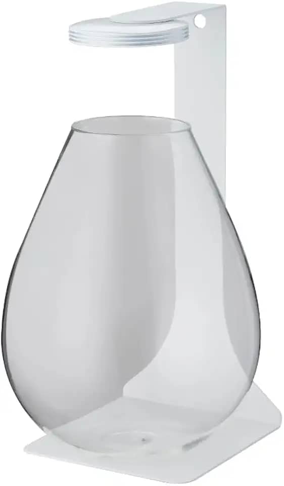 Aquaterrário de Vidro em Gota 6 litros LED 9W Bivolt Chihiros Terrarium Glass Pot