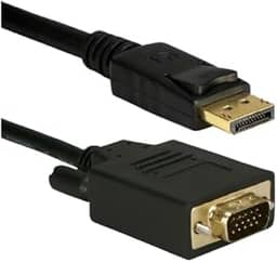 Genérico Cabo Adaptador DisplayPort para VGA Macho 1.8m