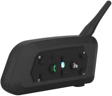 Intercomunicador V6 Pro Plus com Bluetooth 5.1 para Moto 1200m Bateria 12h