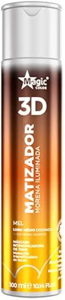 Magic Color Gloss Matizador 3D Morena Iluminada Mel – Efeito Loiro Claro Dourado