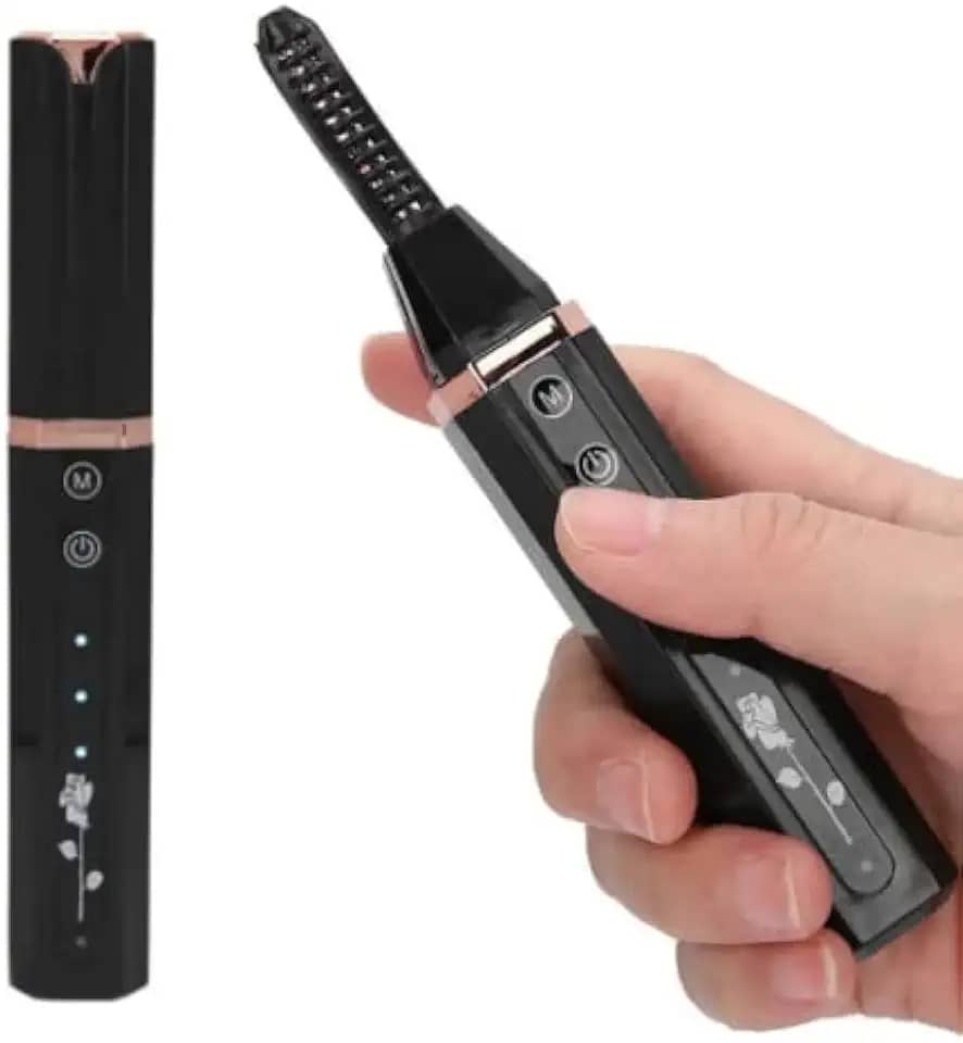 CURVADOR DE CÍLIOS CURVEX PROFISSIONAL RECARREGÁVEL SELEÇÃO DE TEMPERATURA CARREGAMENTO VIA USB