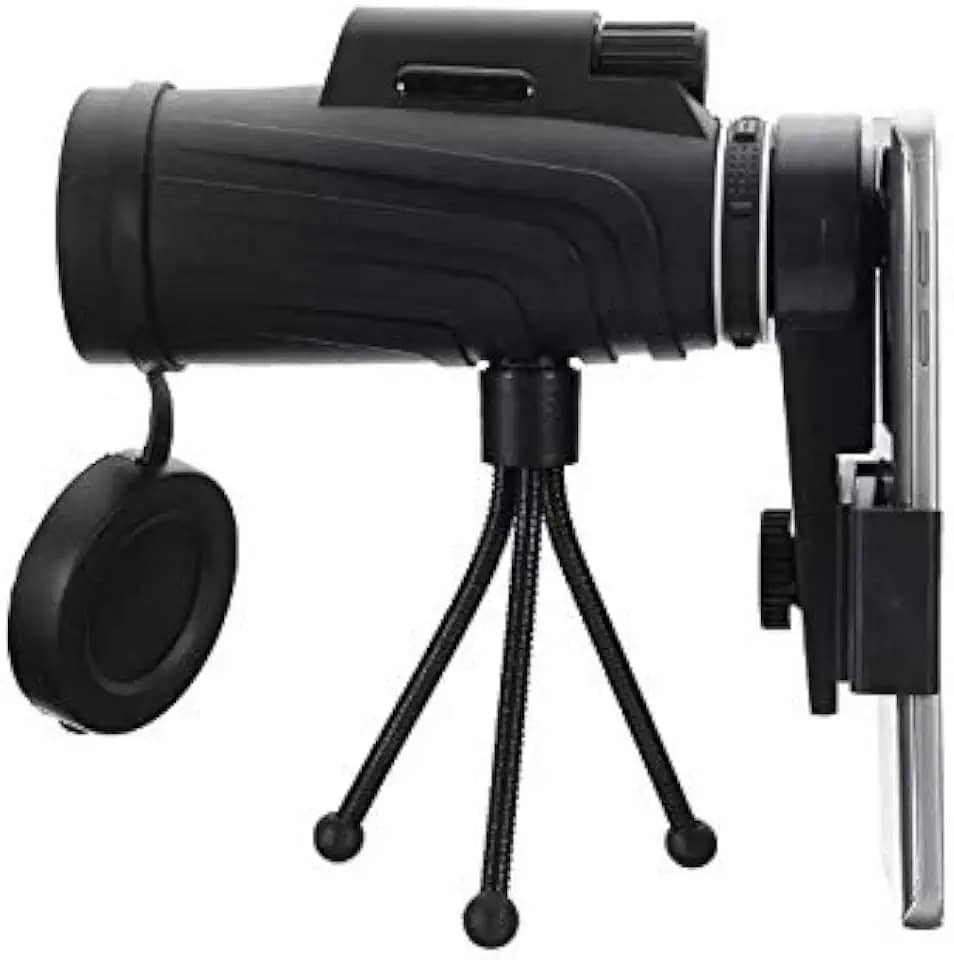 JWS Monóculo 40x60 Profissional Tático Luneta Telescópio para Amantes da Natureza e Atividades ao Ar Livre