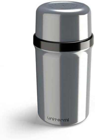 Unitermi - Garrafa Termica Rolha 250Ml Fano Prata Metalizada Uniterm 89005