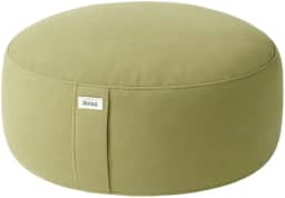 Zenai - Zafu Almofada de Meditação | Ideal para Yoga, Postura e Mindfulness | Enchimento Reciclado e Capa Removível | Suporte Postural Confortável (Verde)