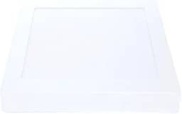 Painel Plafon LED 18W de Sobrepor Quadrado 22cm, Bivolt, 3000k Branco Quente, Avant