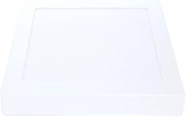 Painel Plafon LED 18W de Sobrepor Quadrado 22cm, Bivolt, 3000k Branco Quente, Avant