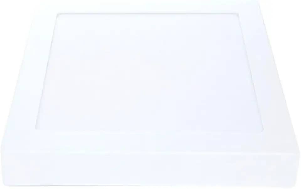 Painel Plafon LED 18W de Sobrepor Quadrado 22cm, Bivolt, 3000k Branco Quente, Avant