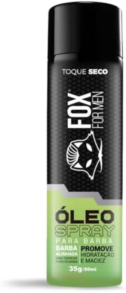 Fox For Men Óleo para barba Spray - 60mL