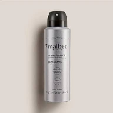 Desodorante Antitranspirante Aerossol Malbec Magnetic 75g/125ml