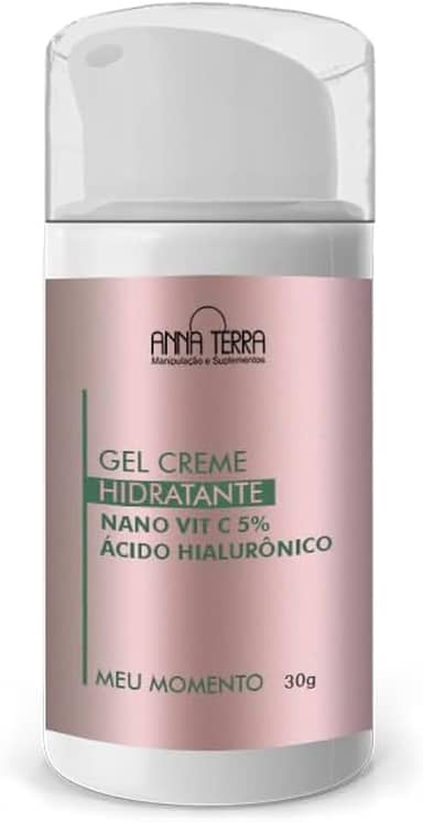 Gel Creme com Nano Vitamina C e Ácido Hialurônico 30g - Linha Meu Momento