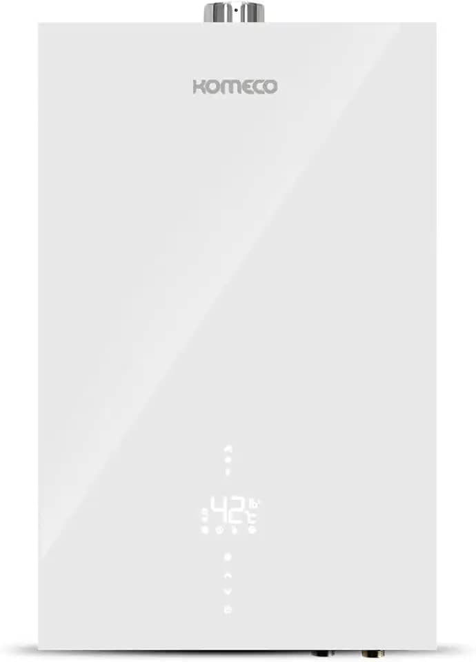 Aquecedor De Água A Gás Komeco 26 Litros KO 26WH Decor GLP Branco Com Wifi