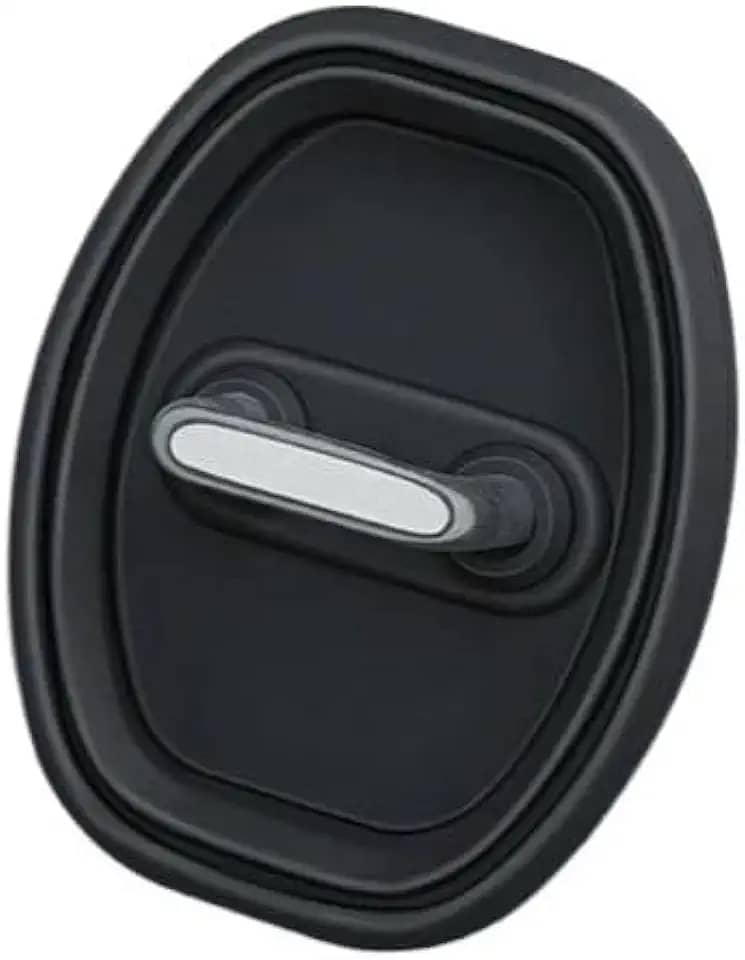 Kit 4 Pcs Amortecedor Fechadura Borracha Protetor Porta Do Carro Batente Anti Impacto Colisão Veicular Universal(Preto)