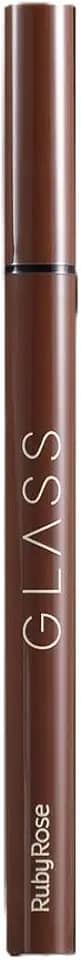 Caneta Delineadora Glass HB527-2 Dark Brown — Delineador Líquido com Alta Pigmentação, Ponta de Precisão e Acabamento Natural para Olhos Definidos o Dia Todo