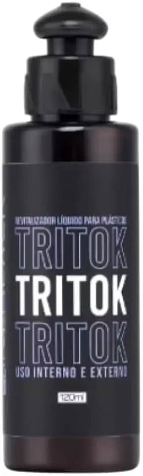 Tritok Revitalizador de Plástico Líquido, Preto, Uso Interno e Externo, Resistente à Água, com Excelente Aroma