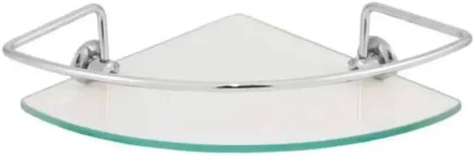 Porta Shampoo Canto Prateleira de vidro 6mm