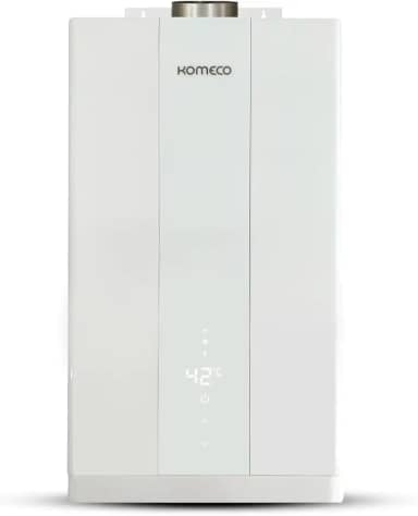 Aquecedor De Água A Gás Komeco Ko 26 Wh Home 26 Litros Branco Digital Bivolt Gás GLP