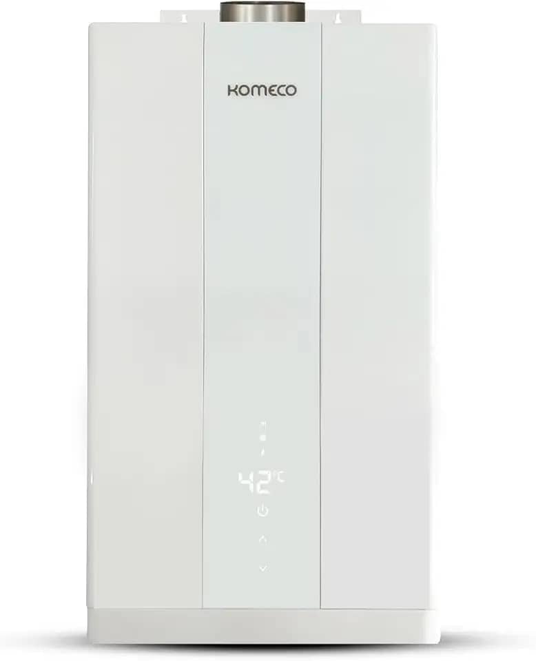Aquecedor De Água A Gás Komeco Ko 26 Wh Home 26 Litros Branco Digital Bivolt Gás GLP