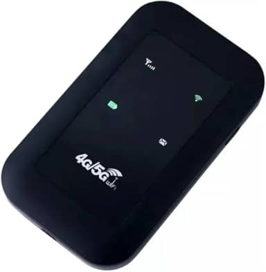 Modem Roteador Portátil 4G/5G LTE 150 Mbps Wi-Fi Desbloqueado com Bateria Recarregável — Compatível com Celulares, Laptops e Tablets | Suporte até 10 Dispositivos | Plug & Play