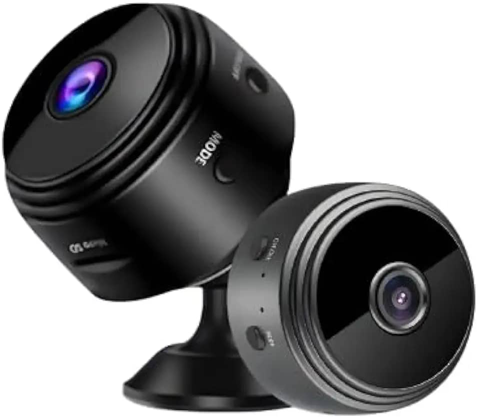 Mini Câmera Espiã A9 Wi-Fi Full HD 1080p com Visão 150º, Gravação em Cartão SD até 128GB, Monitoramento por App HD IOT – Segurança Discreta para Casa, Escritório ou Carro