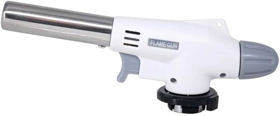 Maçarico Culinário Potente E Seguro! Perfeito Para Creme Brûlée, Grelhar, Caramelizar E Finalizar Pratos Como Um Chef. Compacto, Fácil De Usar!