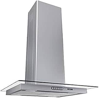 Coifa Ilha Vidro Reto Inox 60cm - Fogatti 110V