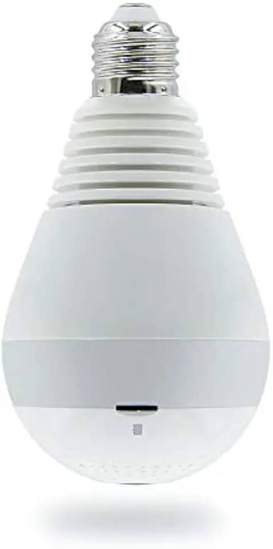 Camera Ip Seguraca Lampada Panoramica Espia Wifi V380 Nf