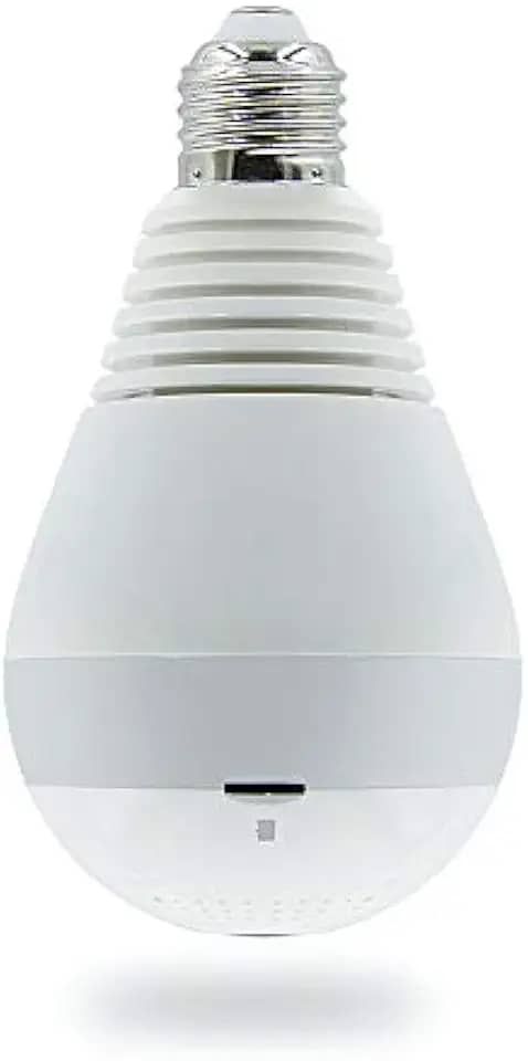 Camera Ip Seguraca Lampada Panoramica Espia Wifi V380 Nf