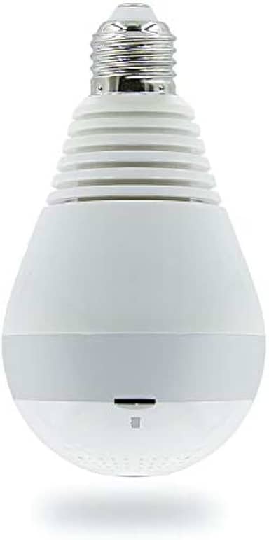 Camera Ip Seguraca Lampada Panoramica Espia Wifi V380 Nf