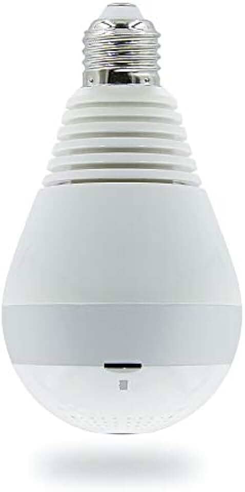 Camera Ip Seguraca Lampada Panoramica Espia Wifi V380 Nf