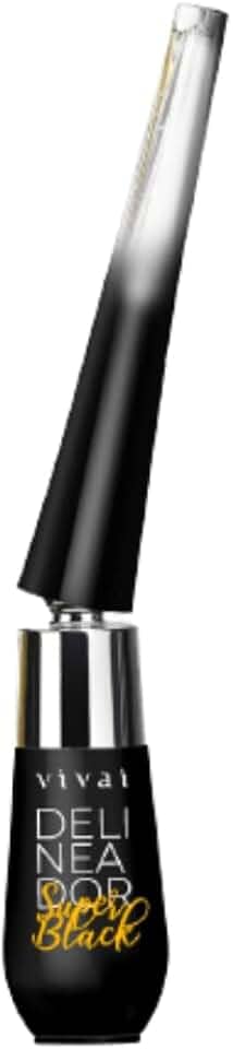 Delineador Líquido Preto a Prova D'Água Vivai