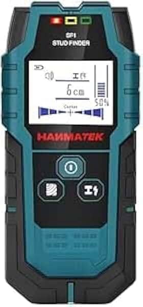 Scanner Detector de Parede Profissional – Localiza Tubos, Fios Elétricos, PVC, Madeira e Metal – Sensor de Alta Precisão com Tela Digital