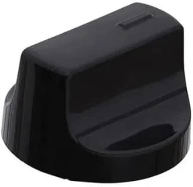 Botão Para Fogão Preto W10911543 - Manípulo Original de Controle de Boca