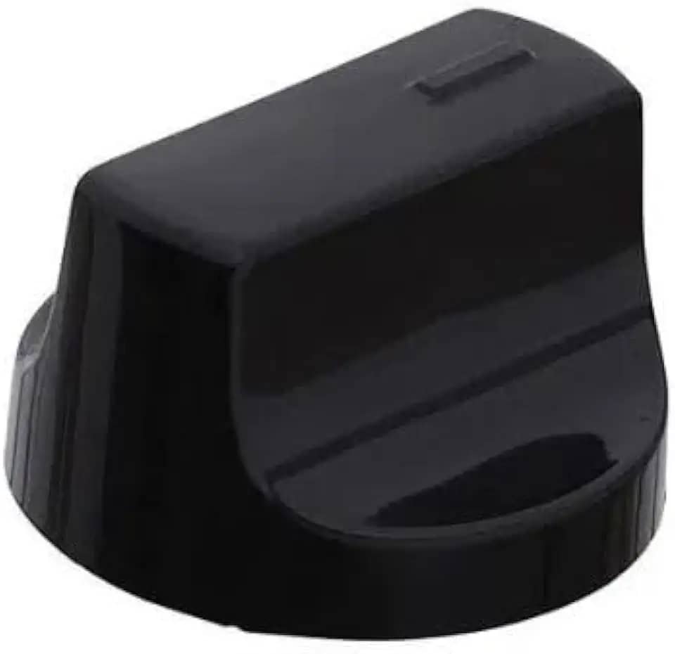 Botão Para Fogão Preto W10911543 - Manípulo Original de Controle de Boca