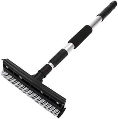 Rodo Janela Box Sacadas Profissional Limpador Vidros Com Cabo Extensível Preto Exclusivo