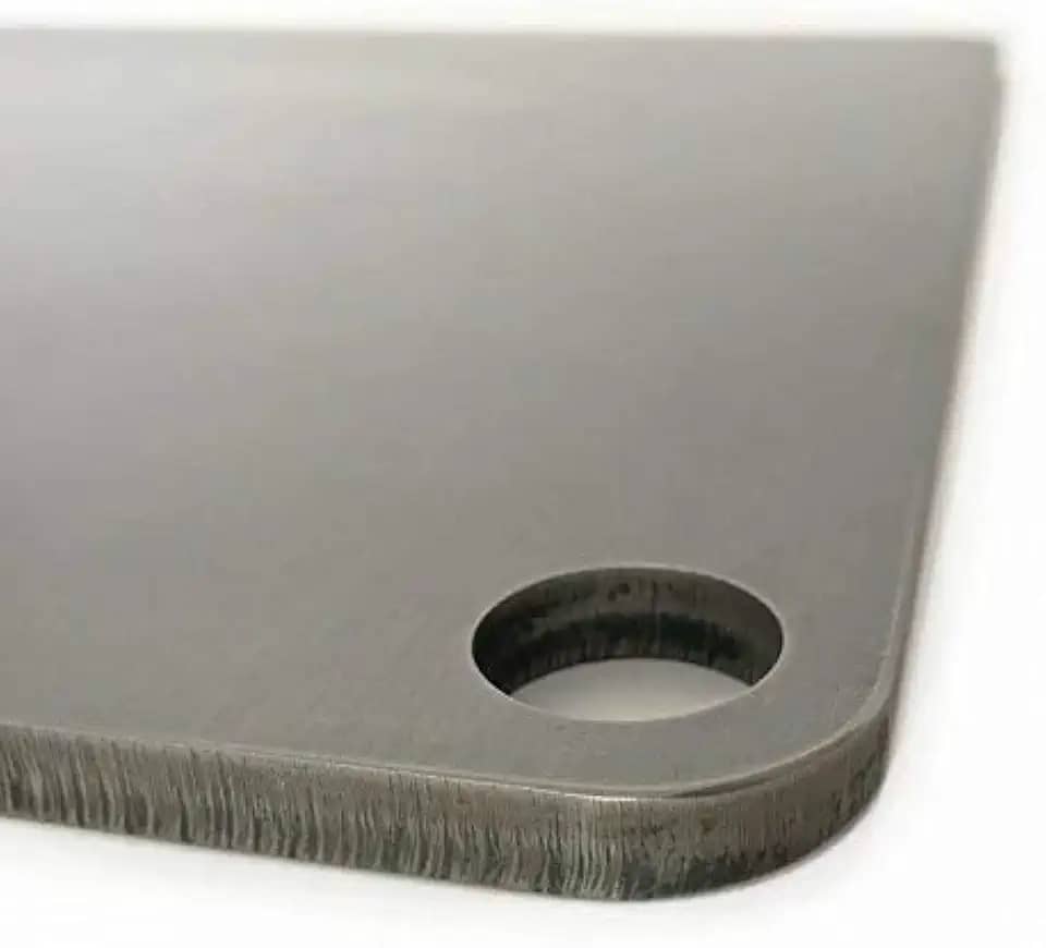 na Chapa - Pedra refratária de aço para assar pizza e pão em forno residencial - 40x35,5cm (Pro 9mm)