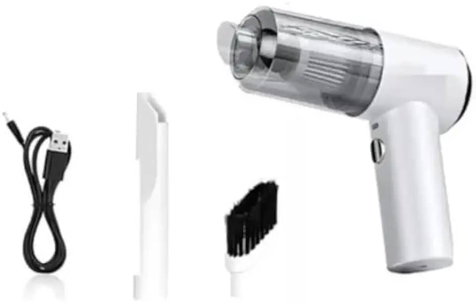 Mini Aspirador De Pó Portátil Sem Fio Carro Casa Recarregável 110V/220V